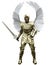 Archangel Michael in Golden Armour