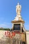 Archangel Raphael statue on bridge at Cordoba Spain -