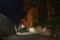 Archbishops Palace Maidstone at night