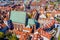 Archcathedral Basilica of St. John Baptist in Warsaw. Aerial View