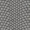 Arched cobblestone pavement texture 012