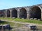 Arched construction of roman stadion in perge