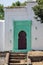 The  arched doorway of a Muslim building at Chellah in Morocco.