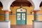 arched doorways on spanish revival architecture
