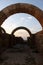 Arched entry at Caesarea in Israel
