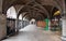 Arched hallway of the main library of the Catholic University KU Leuven