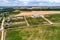 Arched hangars, a small storage for agricultural products