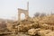 Arched honorific emperor gates at ruins of Sagalassos, Turkey