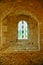 Arched Leadlight inside Medieval French Monastery