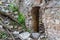 Arched passage in the old fortress wall