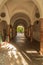 Arched passageway Plaza del Cabildo Seville Spain