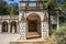 An arched portico at the top of Castle Hill in Nice France.