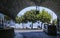 Arched tunnel exit from the village of Ravello