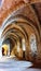 Arched vaults of the dungeon of Chillon Castle, Switzerland