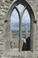 Arched window detail, Clonmacnoise monastic site