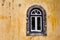 Arched Window on Yellow Wall of Pena Palace, Sintra