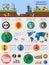 Archeological Infographics With Elements Of