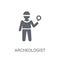 Archeologist icon. Trendy Archeologist logo concept on white background from Professions collection