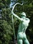 Archer statue in Sanssouci Park, Potsdam, Germany, Europe