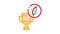 Archery Championship Cup Icon Animation