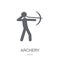 Archery icon. Trendy Archery logo concept on white background fr