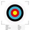 Archery Target. Vector.