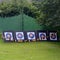 Archery targets at a fete or
