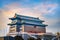 The Archery Tower of Qianmen or Zhengyangmen Gate at Tiananmen Square in Beijing, China