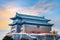 The Archery Tower of Qianmen or Zhengyangmen Gate at Tiananmen Square in Beijing, China