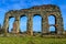 Arches of ancient acqueduct