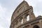 Arches of the Colosseum close-up. Historical attraction