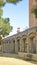 arches and columns of the El Clot Park in Barcelona