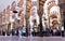 Arches and columns, The Great Mosque, Cordoba, Andalusia