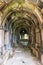 The arches and corridor of the interior of the monastery Sanahin in Armenia