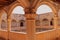 Arches of the Epazoyucan convent in hidalgo mexico V