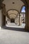 Arches on the Florence streets, Tuscany, Italy