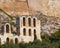 Arches of Herodium ancient theater under acropolis, Athens Greece