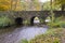 The arches of the Minnowburn Bridge at Shaws Bridge Belfast