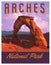 Arches MOAB National Park Art Poster Print