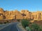 Arches National Park hiking in Utah desert rock formations