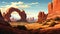 Arches National Park: A Nature-inspired Art Nouveau Desert Landscape