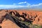 Arches National Park with Rock Fins in Devils Garden, Southwest Desert Landscape, Utah