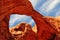 Arches National Park - under the Double Arch