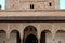 Arches of Palacio de Comares at Nasrid palace of the Alhambra in Granada, Andalusia