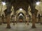 Arches and pillars at Glasgow University building