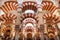 Arches Pillars Mezquita Cordoba Spain