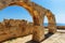 Arches ruins of ancient Kourion, Limassol, Cyprus