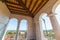 Arches in Santa Barbara county courthouse clock tower