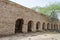 Arches of a veranda in Derawar Fort Bahawalpur