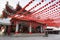 The archictecture of Thean Hou Temple, Kuala Lumpur, Malaysia.